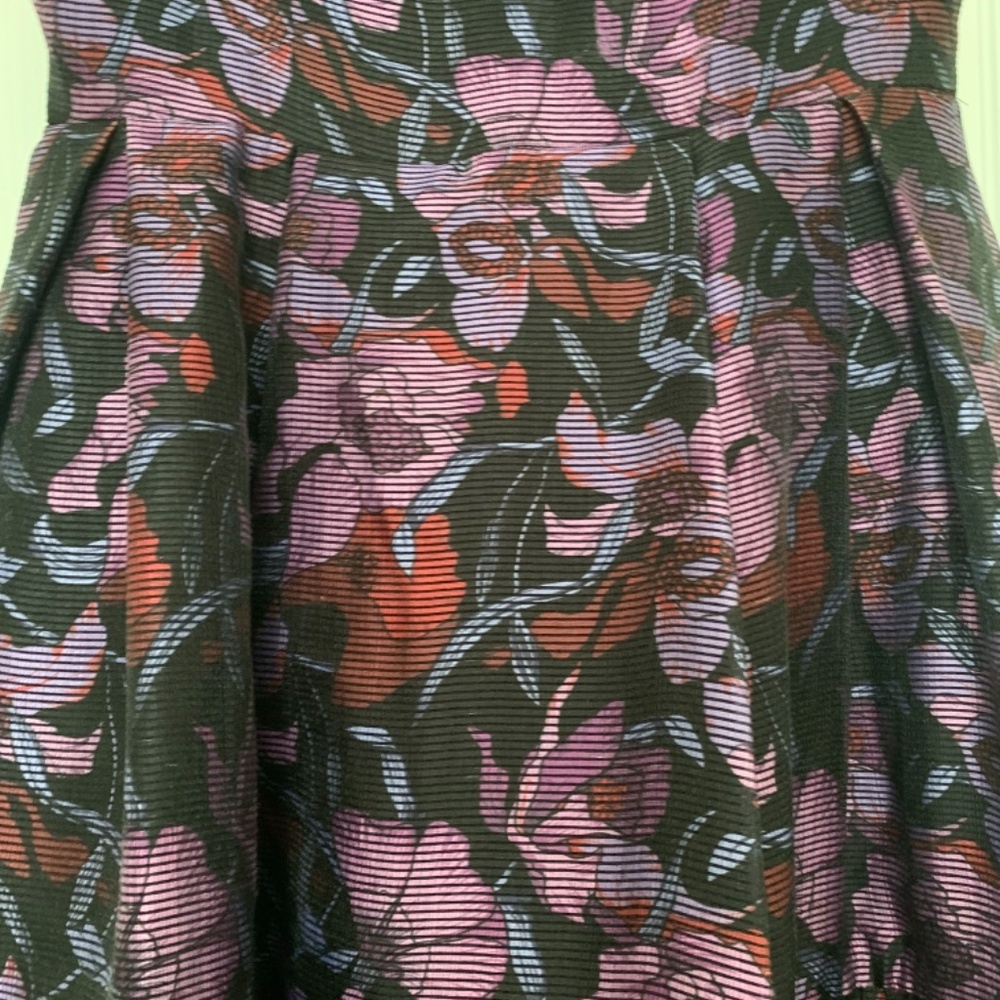 Cynthia Rowley Tea length lily printed dress, worn 2x, in great condition! - Picture 2 of 5